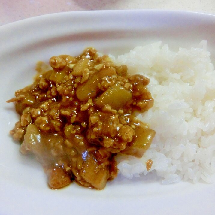 時短！マーボーなすカレー☆